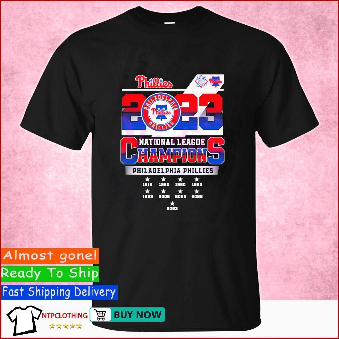 Philadelphia Phillies 2009 National League Champions Tshirt Mens Xl World  Series