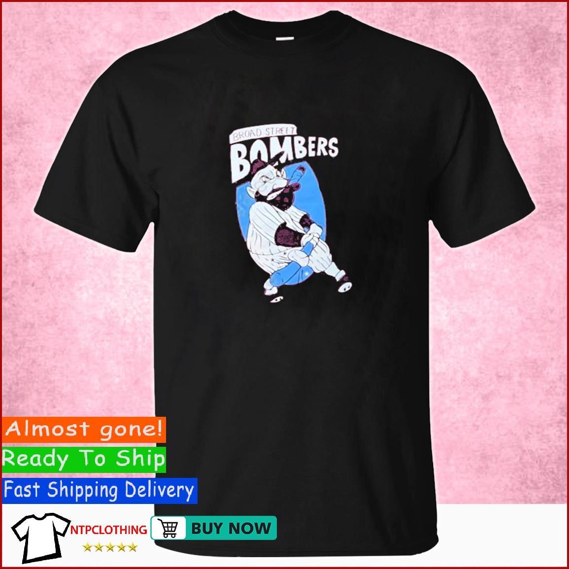 Phillies-Marlins Playoff Broad Street Bombers T Shirt