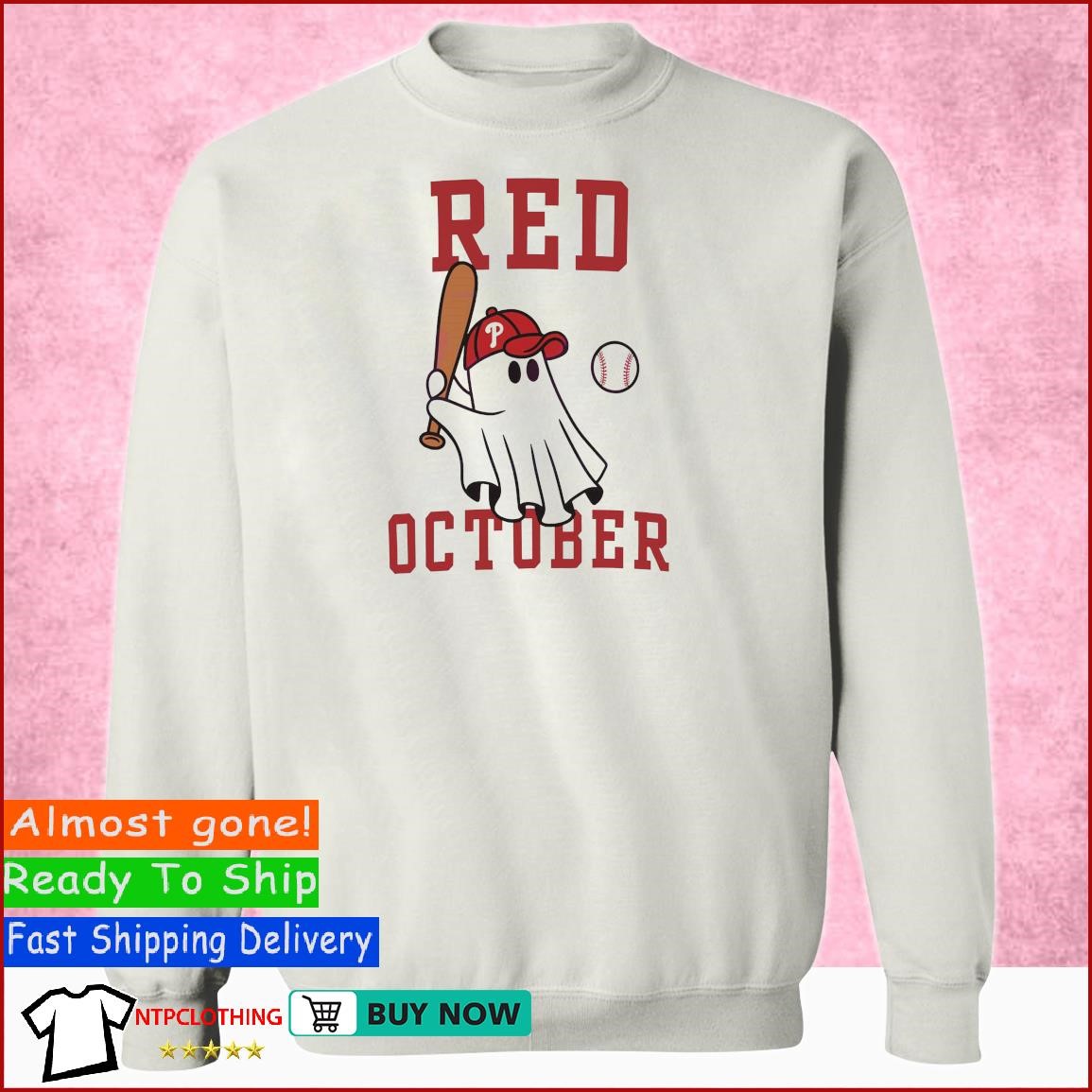 Red Phillies Sweatshirt Tshirt Hoodie Red October Phillies Shirt