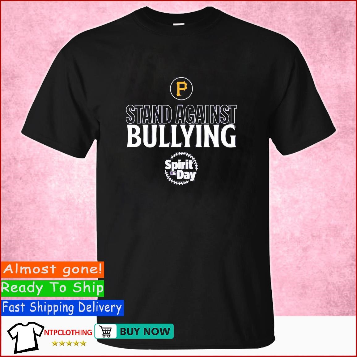 Original Pittsburgh Pirates Stand Against Bullying Spirit Day T-Shirt,  hoodie, sweater, long sleeve and tank top