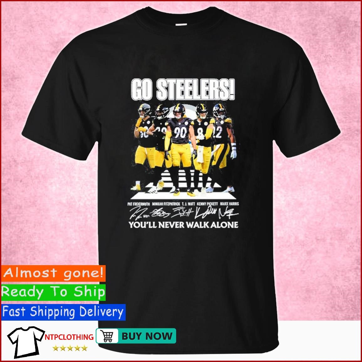 The Pittsburgh Steelers Football Abbey Road Signatures T-shirt,, hoodie,  sweater, long sleeve and tank top