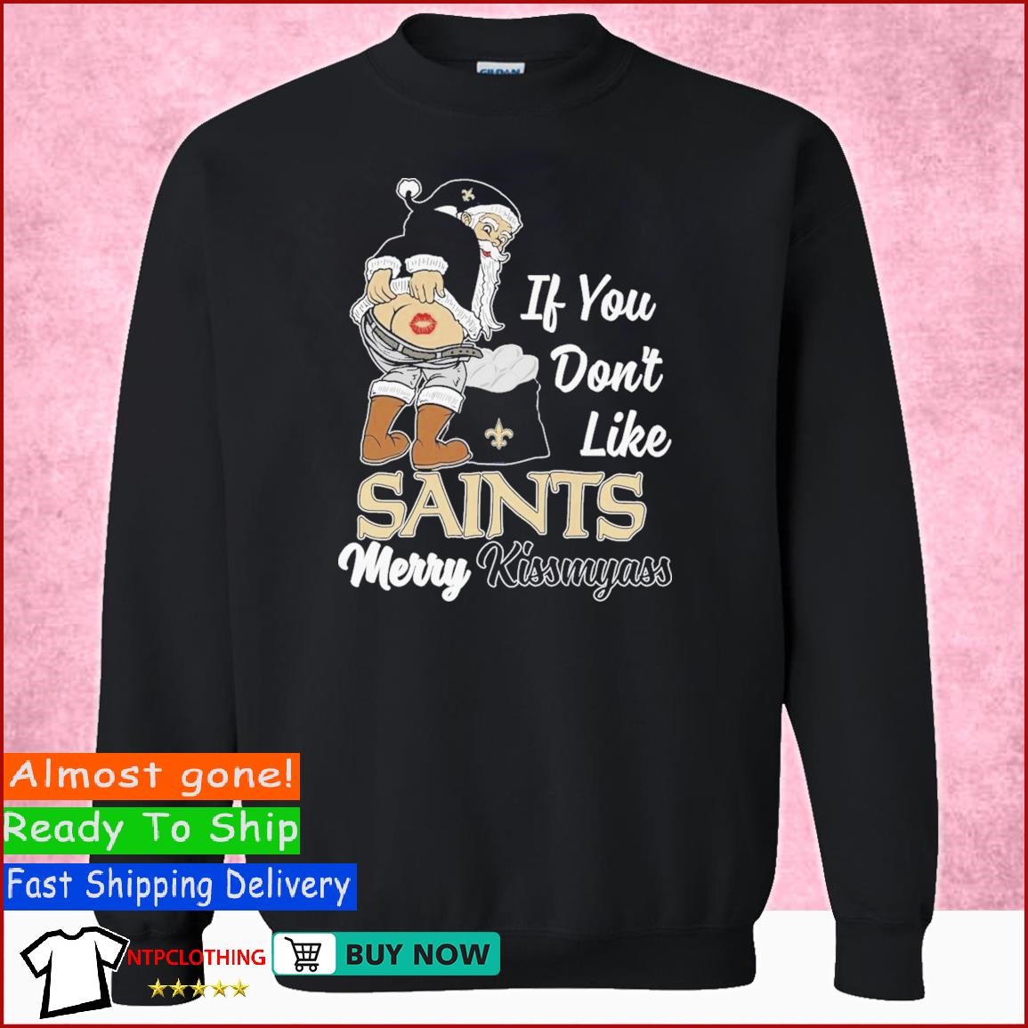 If You Don't Like New York Giants Merry Kissmyass funny Santa Christmas  T-shirt, hoodie, sweater, long sleeve and tank top