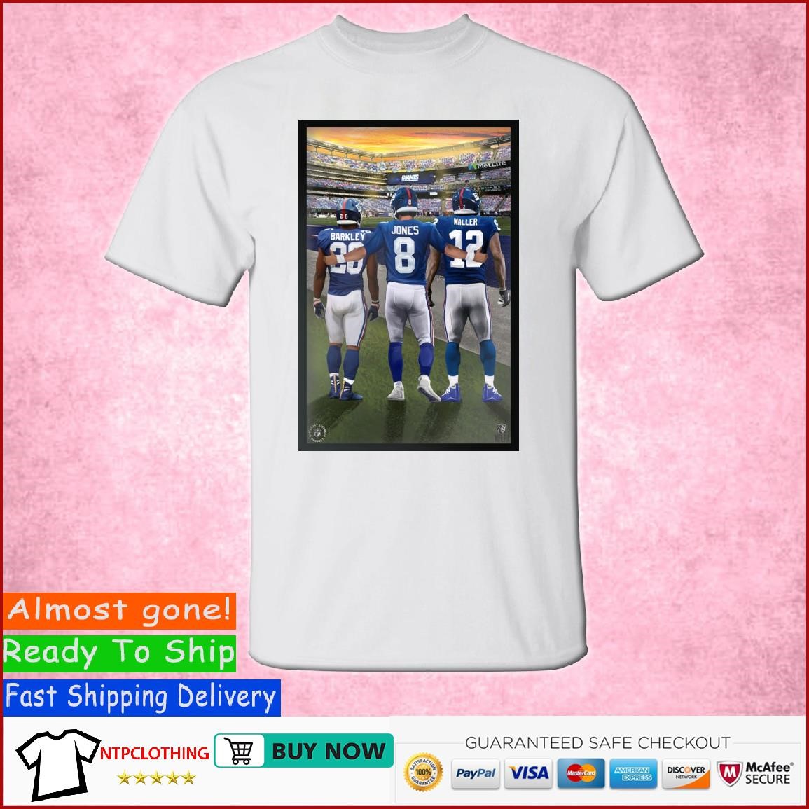 Saquon Barkley, Daniel Jones & Darren Waller New York Giants shirt -  Gearuptee