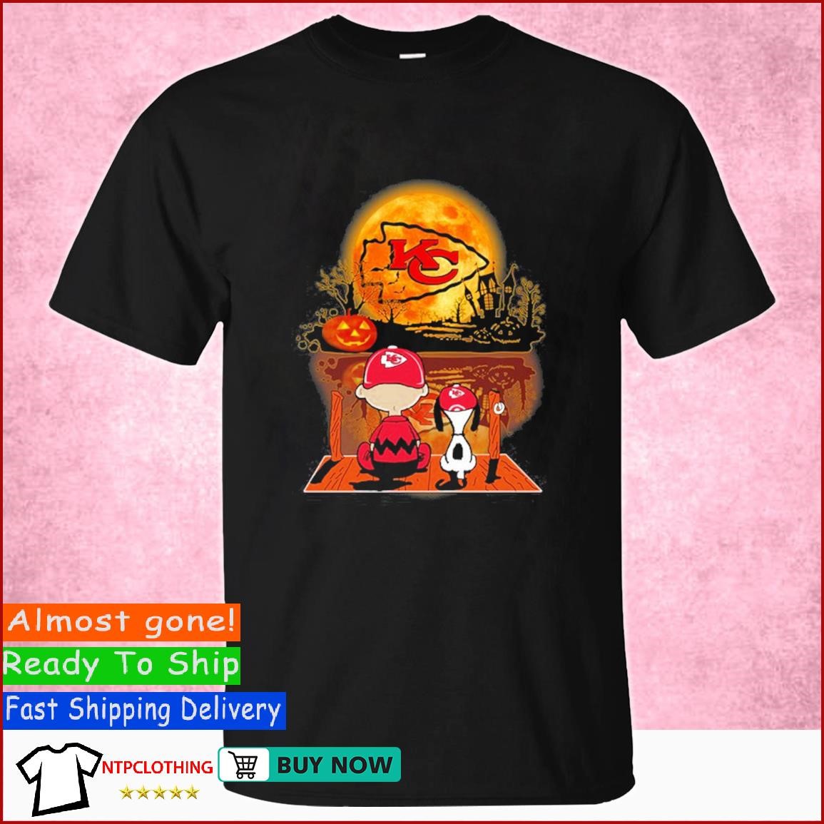 Kansas City Chiefs Snoopy And Charlie Brown Fan Shirt