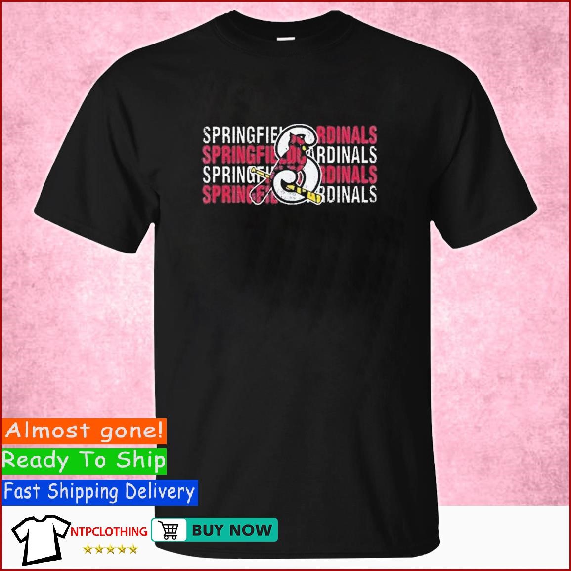 Springfield Cardinals 108 Stitches Repeater T-shirt