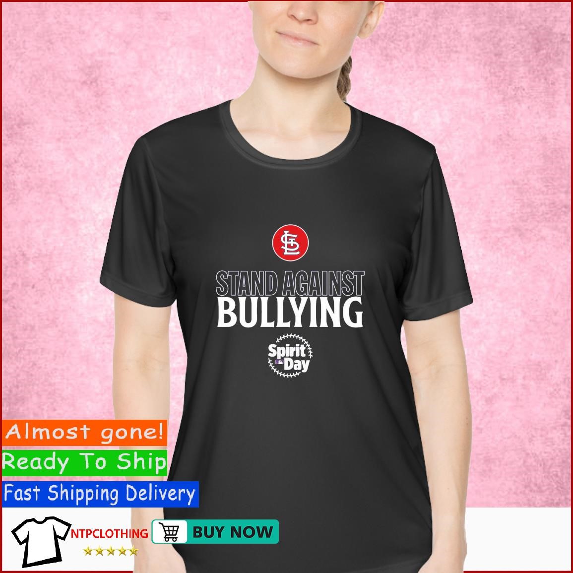 St Louis Cardinals Stand Against Bullying Spirit Day t shirt