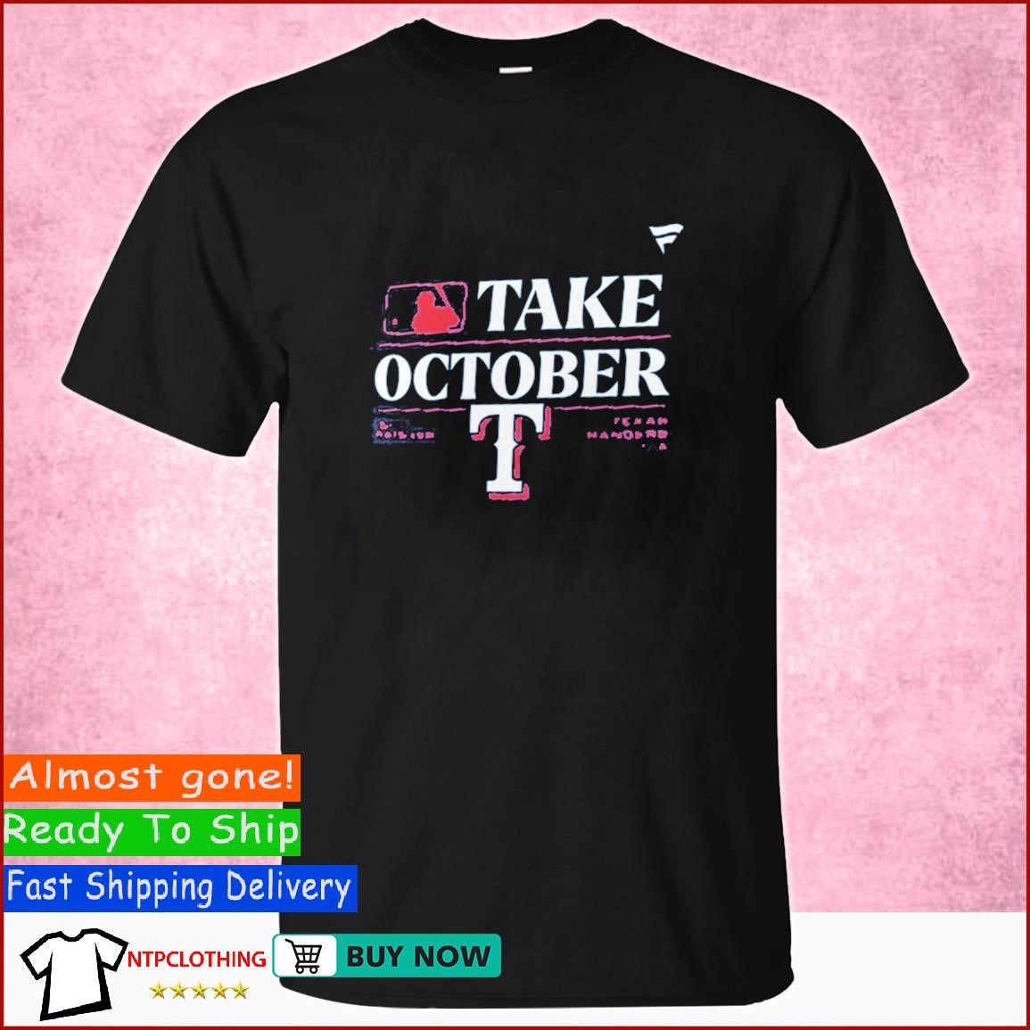 Texas Rangers Women's 2023 Postseason Locker Room Shirt