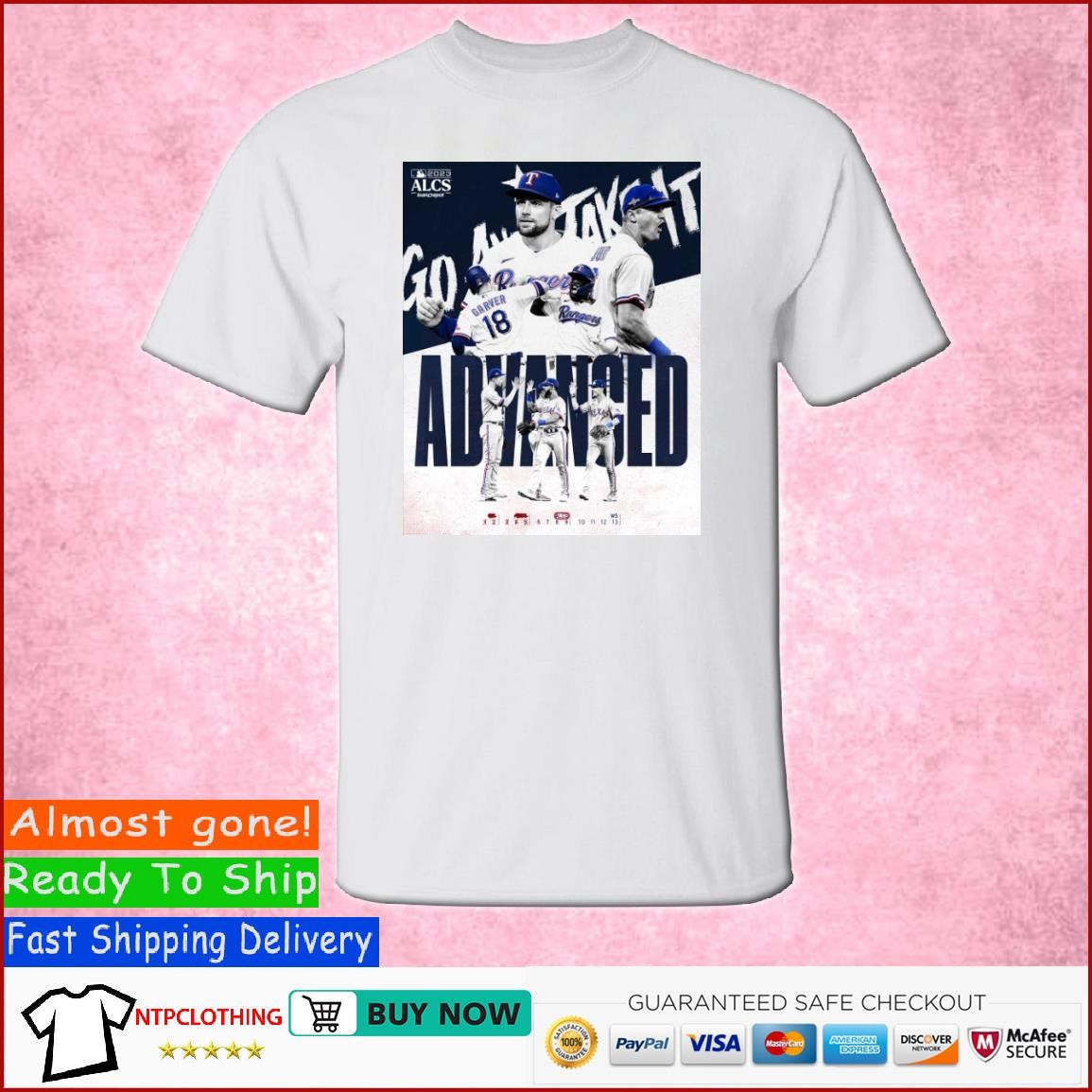 Texas Rangers Alcs Here We Come Shirt - Teechicoutlet