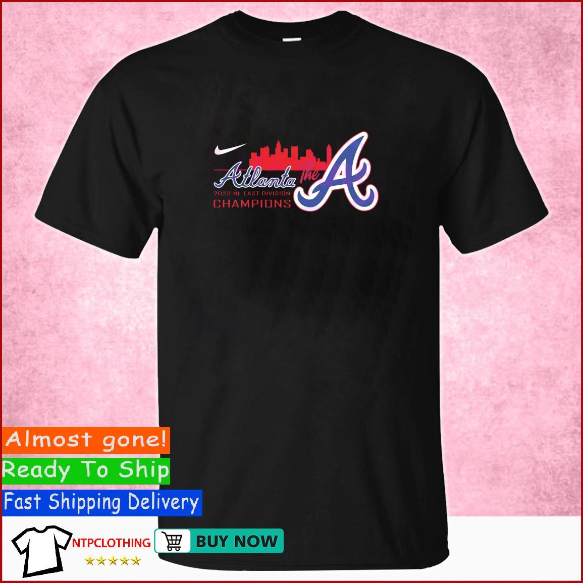 The A Atlanta Braves 2023 NL East Division Champions T Shirt, hoodie,  sweater, long sleeve and tank top