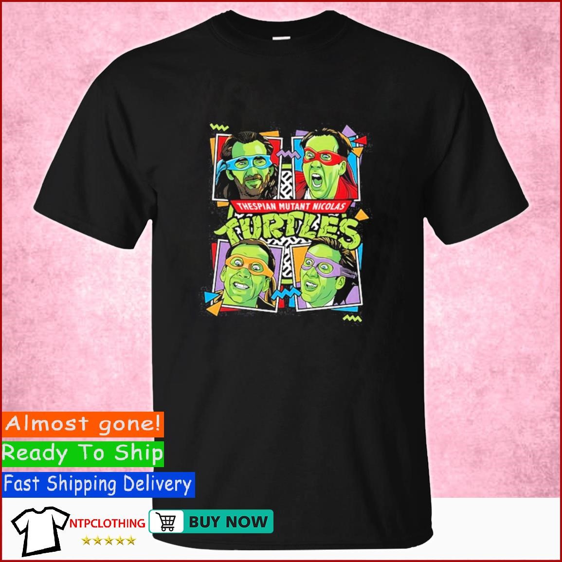 Thespian Mutant Nicolas Turtles T-Shirt