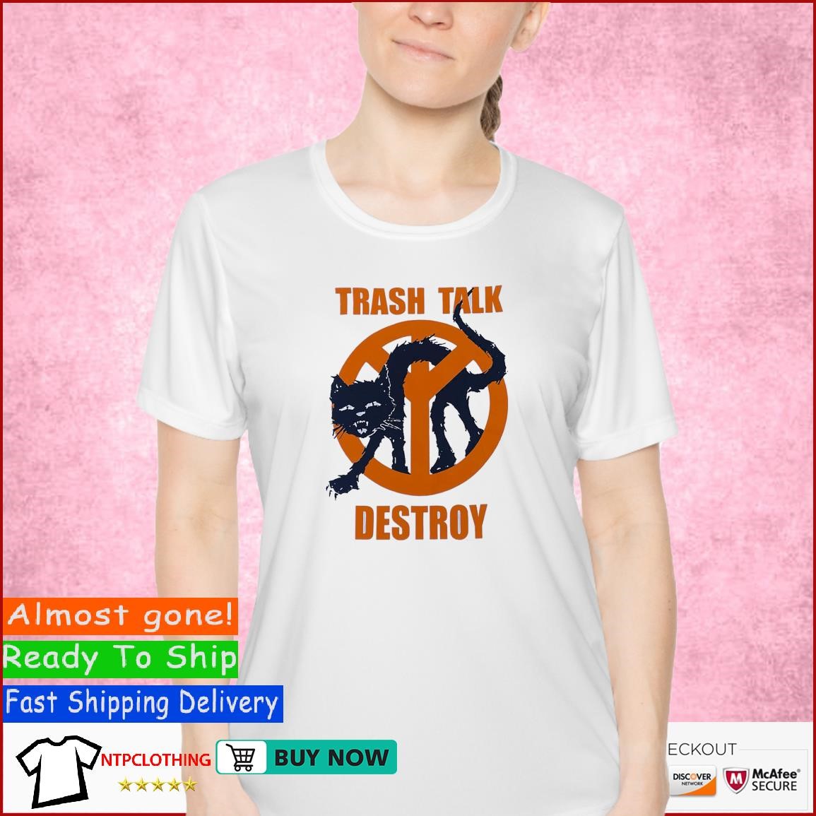 Trash Talk Destroy Cat Shirt