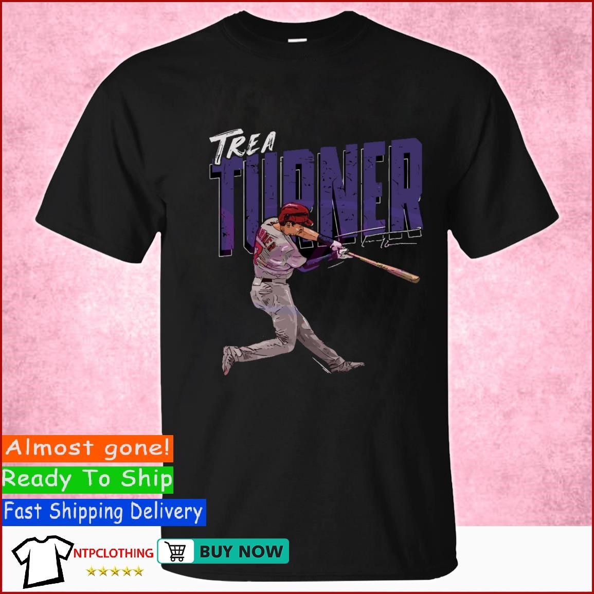 FREE shipping Trea Turner Los Angeles Dodgers Chisel Shirt, Unisex