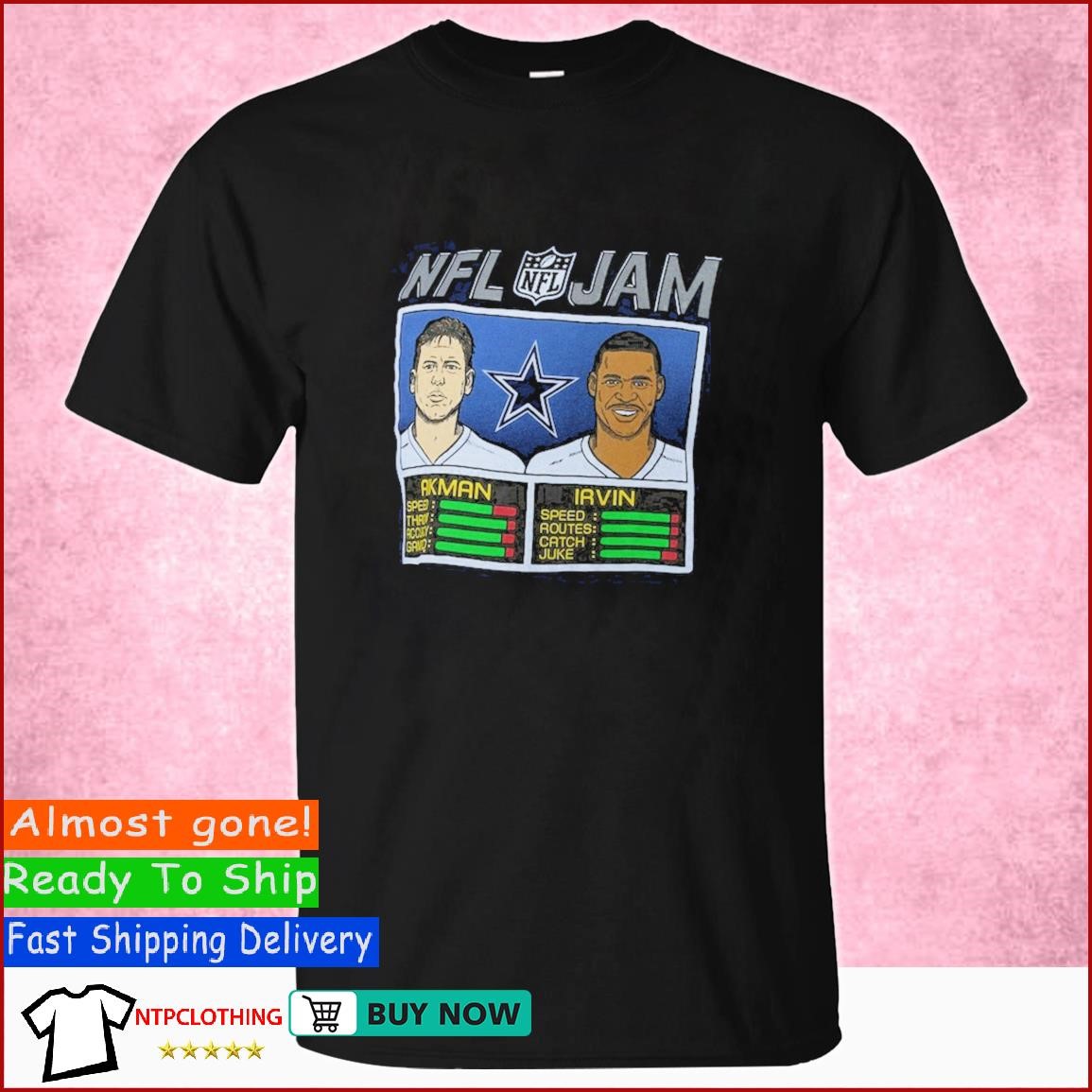 Original Troy Aikman & Michael Irvin Dallas Cowboys Homage Nfl Retired Jam  Tri-blend T-shirt,Sweater, Hoodie, And Long Sleeved, Ladies, Tank Top