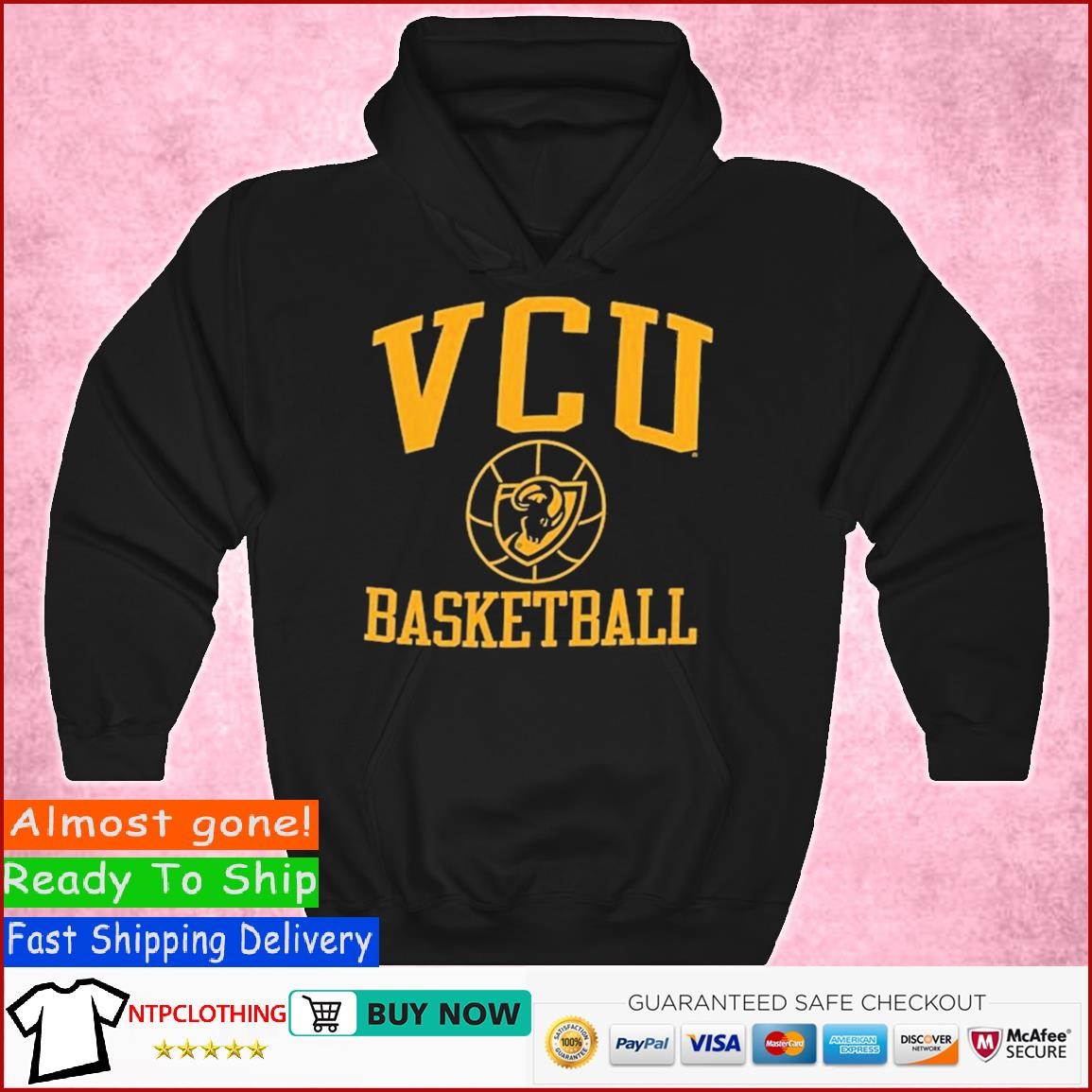 VCU Rams Women's Team Strong T Shirt, hoodie, sweater, long sleeve