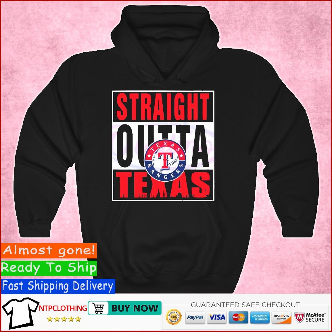 Straight Outta Texas Rangers Shirt