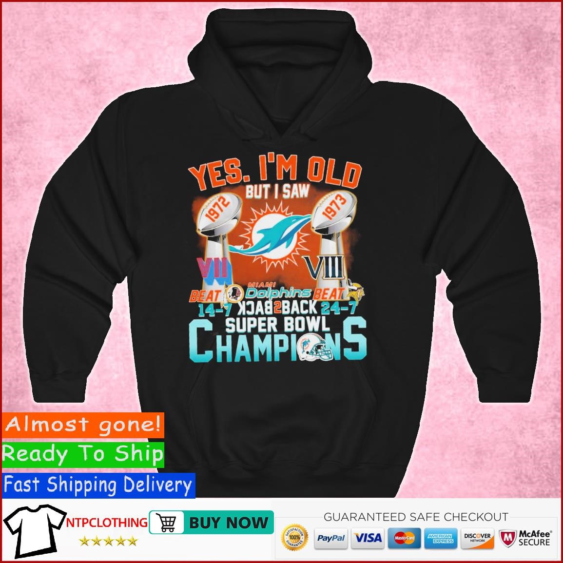 Miami Super Bowl Champions 2023 - Miami Dolphins - T-Shirt