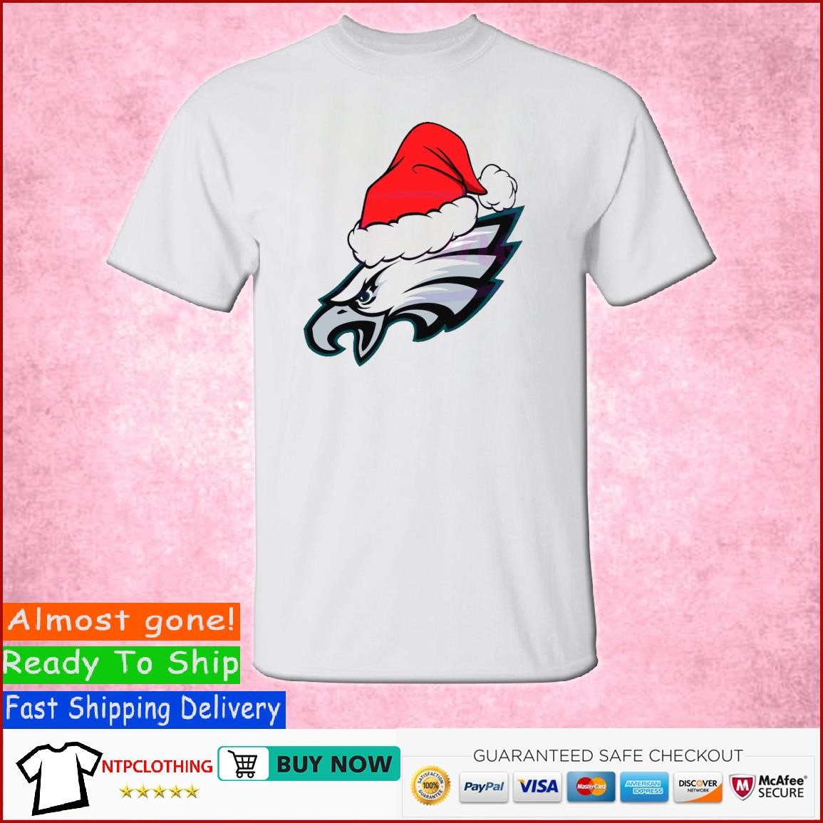 NFL Philadelphia Eagles Santa Hat Logo Christmas 2023 Shirt, hoodie ...