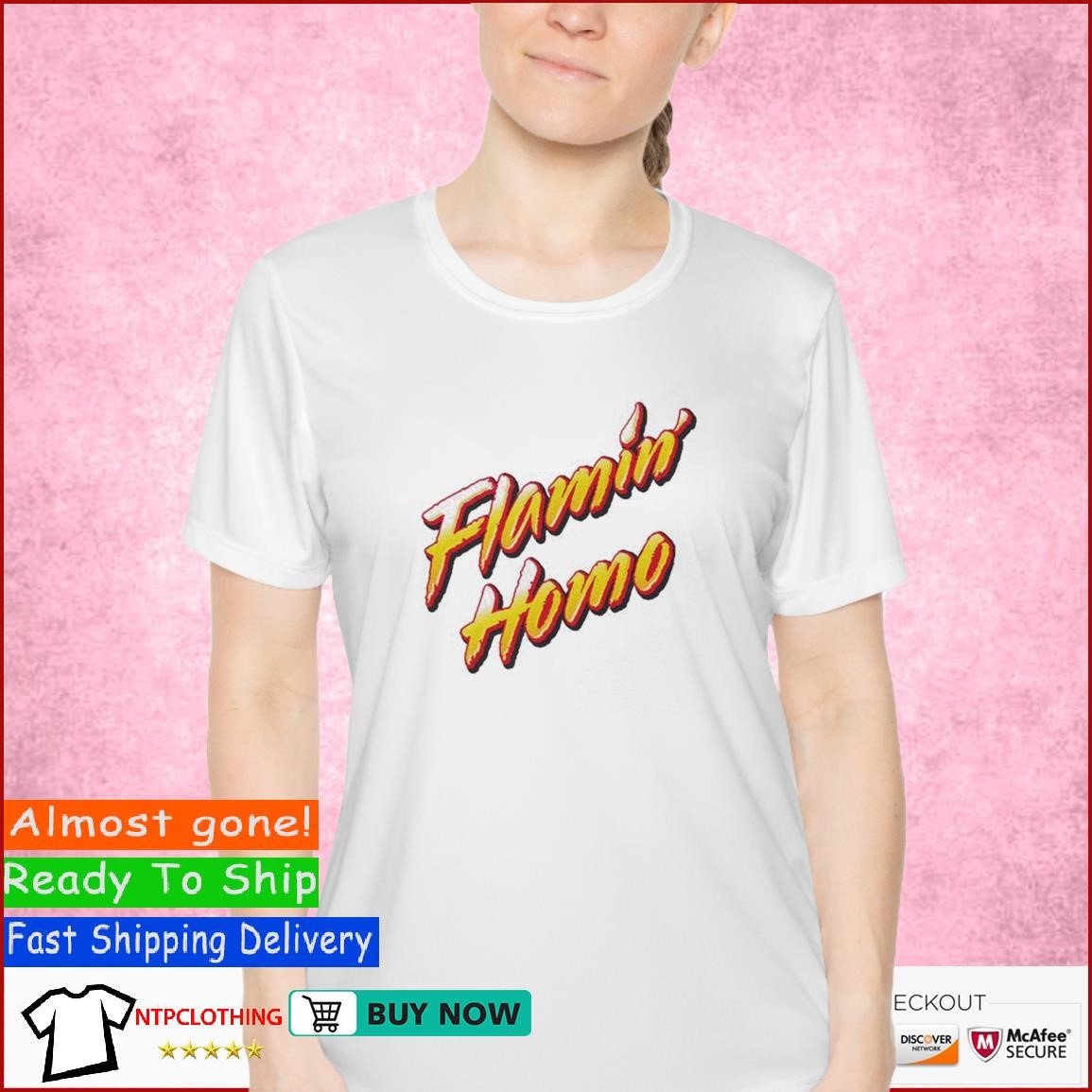 Official Flamin’ Homo T Shirt Ladies Shirt.jpg