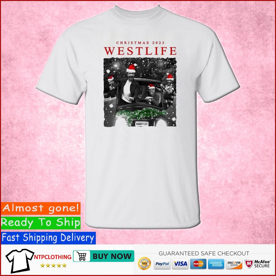 Merry Christmas 2023 Westlife shirt, hoodie, sweater, long sleeve and ...