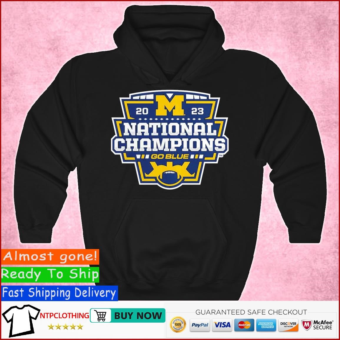 2023 National Champions Michigan Wolverines College Football Playoff Logo Shirt Hoodie.jpg