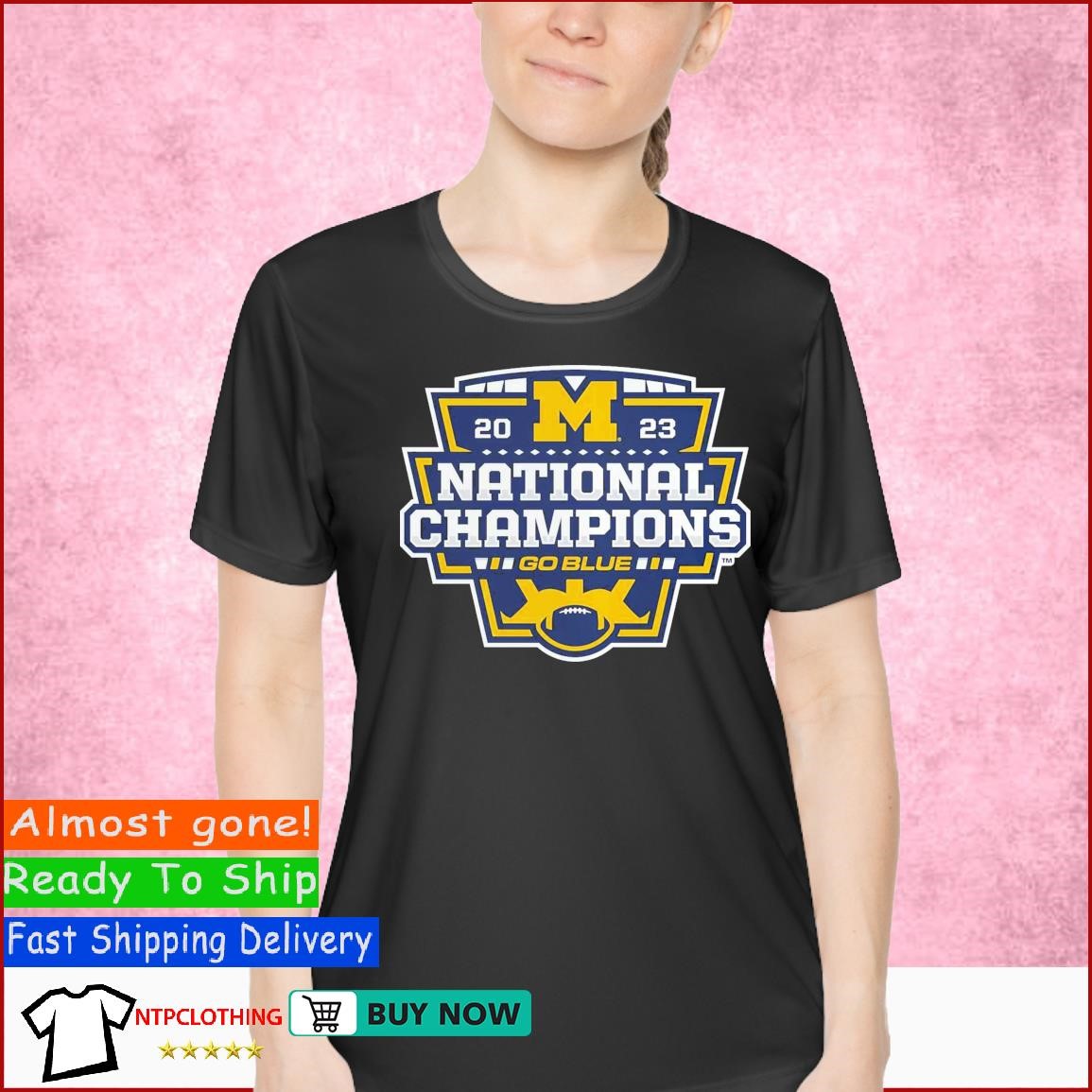 2023 National Champions Michigan Wolverines College Football Playoff Logo Shirt Ladies Shirt.jpg