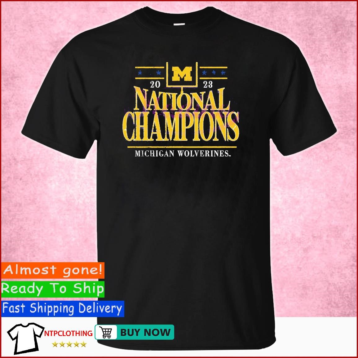 2023 National Champions Outstanding Achievement Michigan Wolverines Shirt