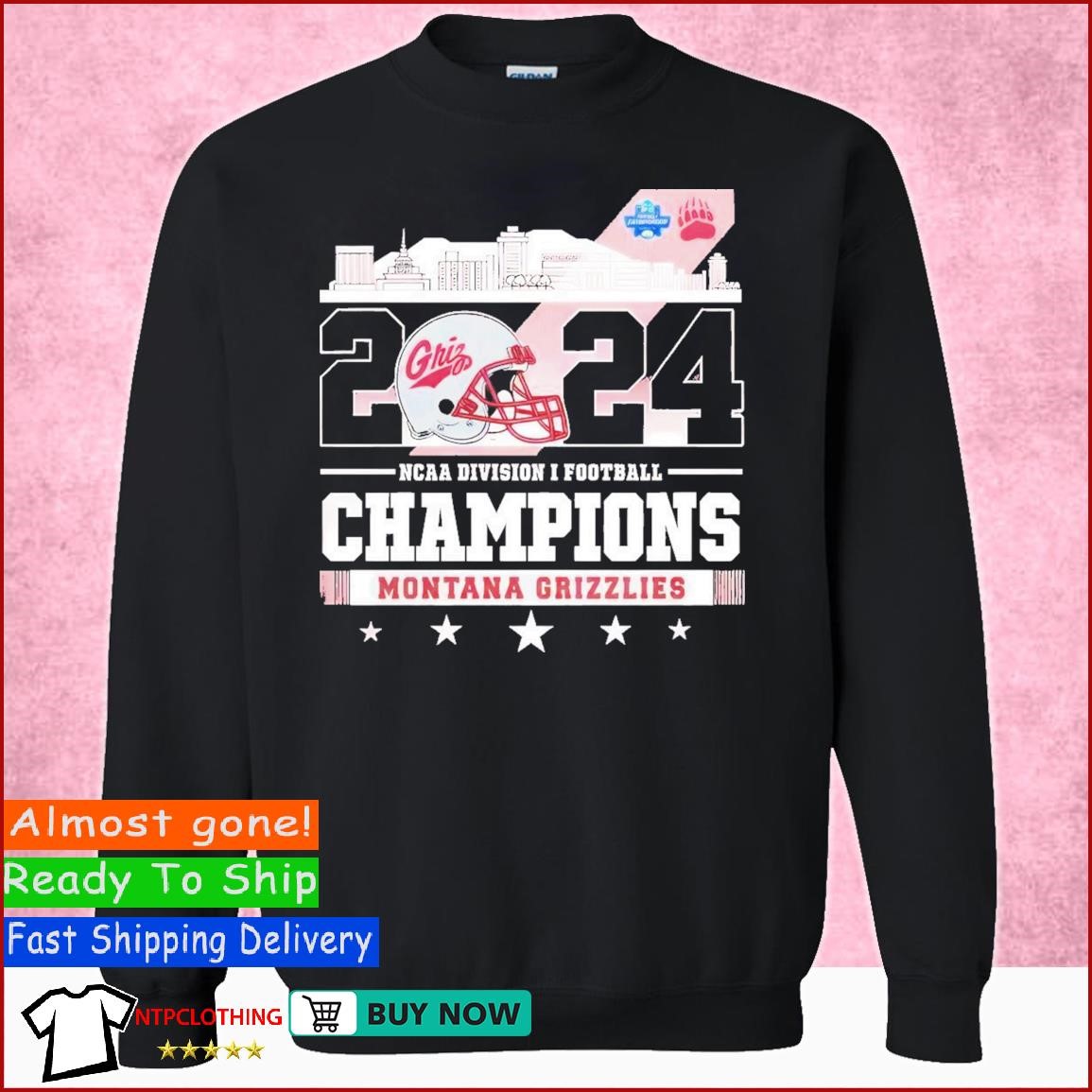 2024 Ncaa Division I Football Champions Montana Grizzlies Shirt, hoodie ...