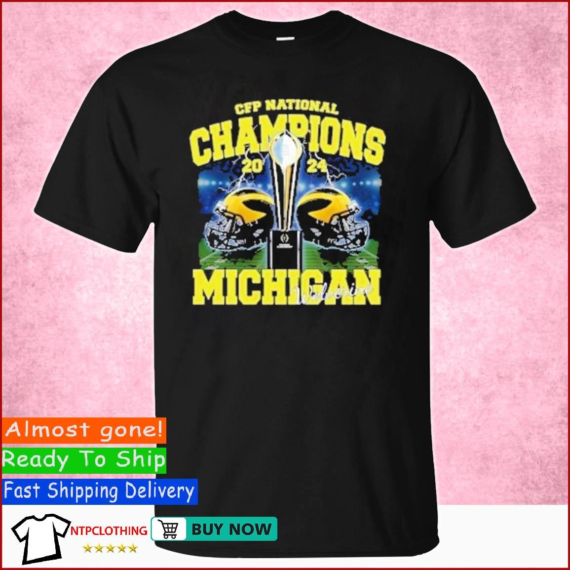 CFP National Champions 2024 Michigan Beat Everybody Shirt