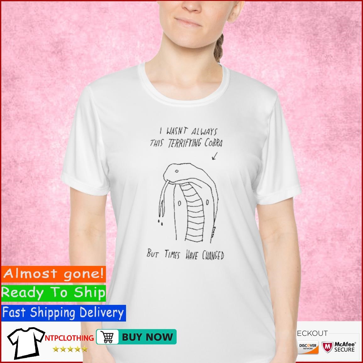 Cobra I Wasnt Always This Terrifying Cobra But Times Have Changed shirt Ladies Shirt.jpg
