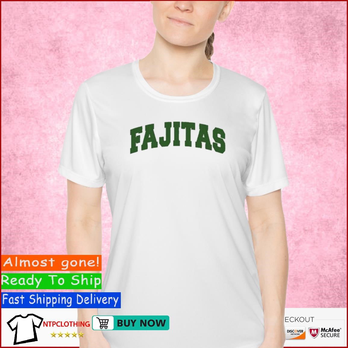Fajitas Academy Words Green shirt Ladies Shirt.jpg