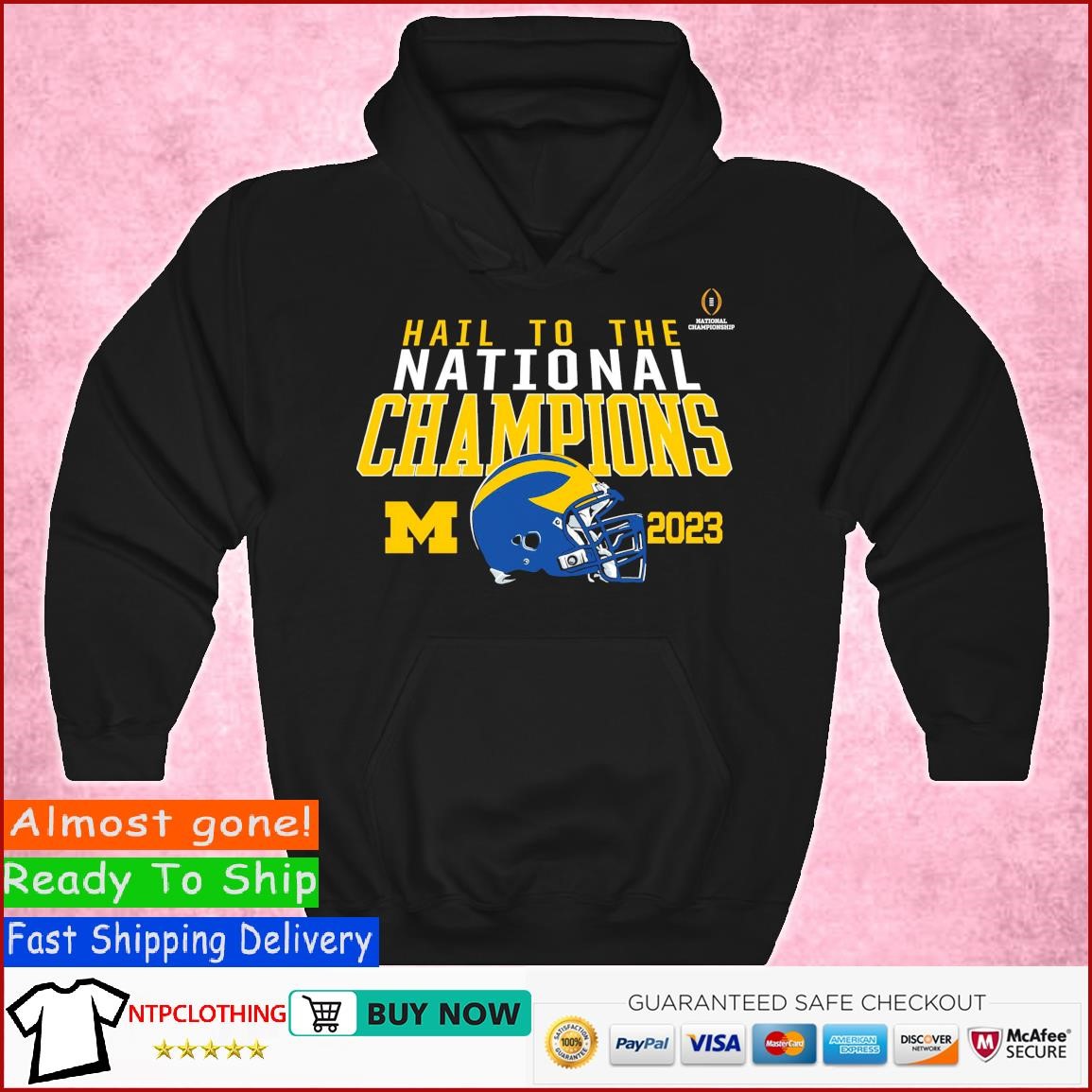 Hail To The National Champions Michigan Wolverines Helmet Competition shirt Hoodie.jpg