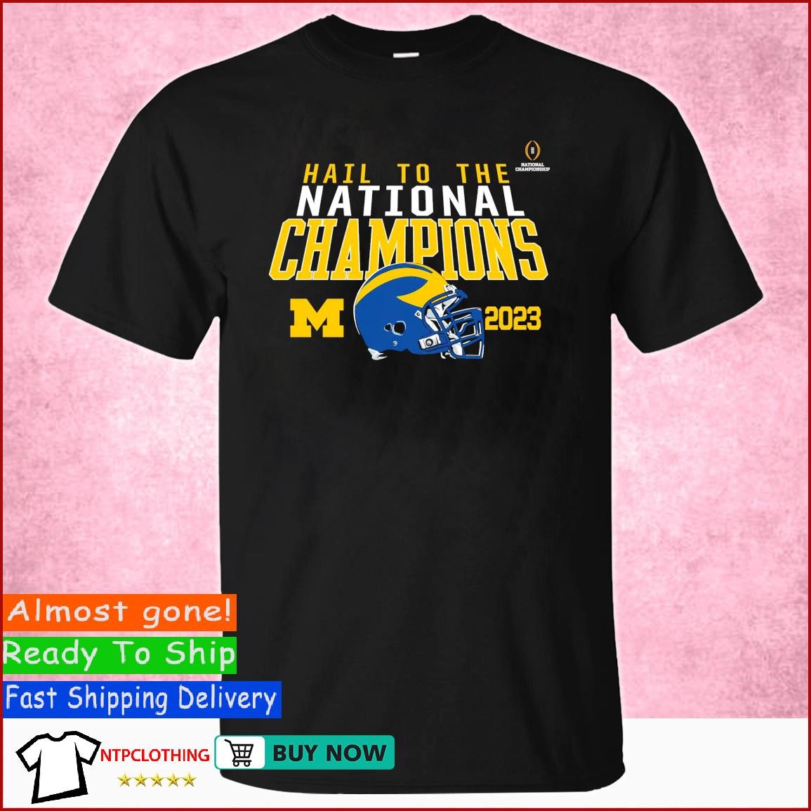 Hail To The National Champions Michigan Wolverines Helmet Competition shirt