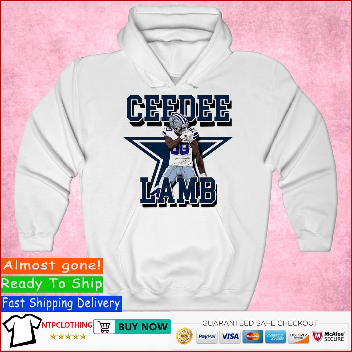 Idol Dallas Cowboys CeeDee Lamb Football Player shirt Hoodie.jpg