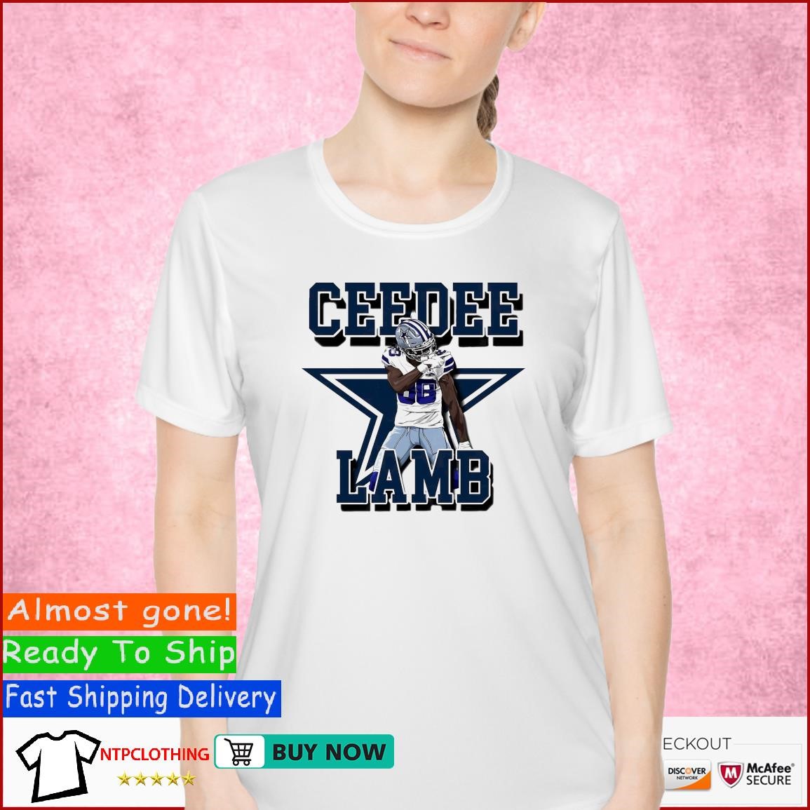 Idol Dallas Cowboys CeeDee Lamb Football Player shirt Ladies Shirt.jpg