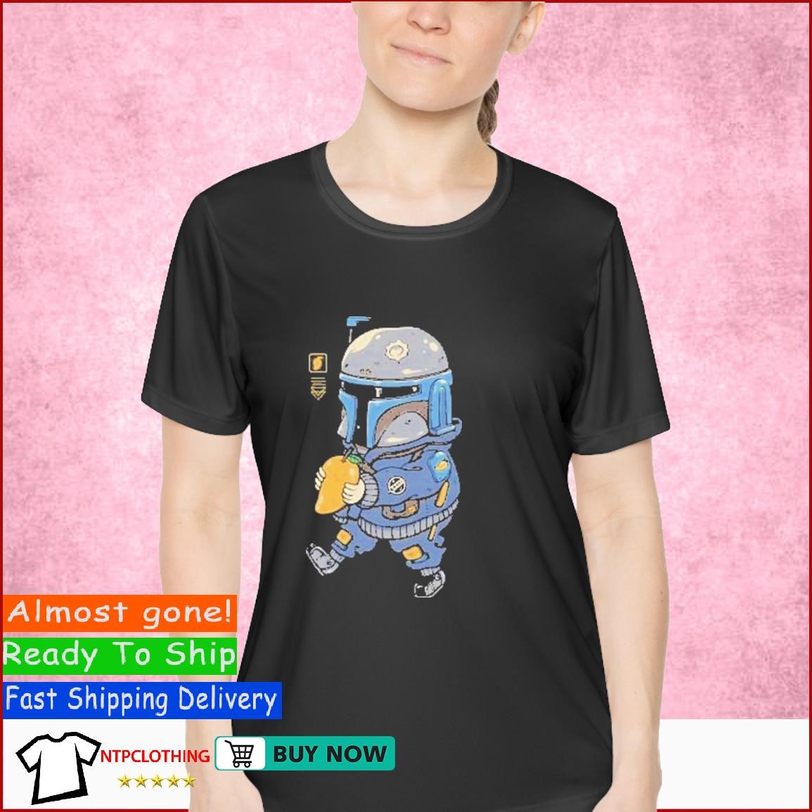 Mango Fett Jango Fett T Shirt Ladies Shirt.jpg