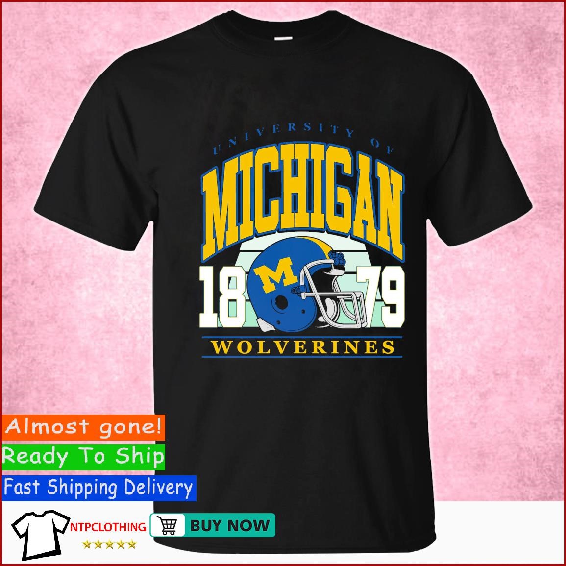 Michigan Wolverines University Of 1879 T Shirt