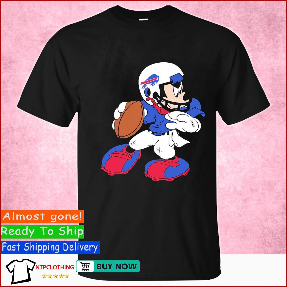 Mickey Mouse Buffalo Bills SVG for Football T Shirt