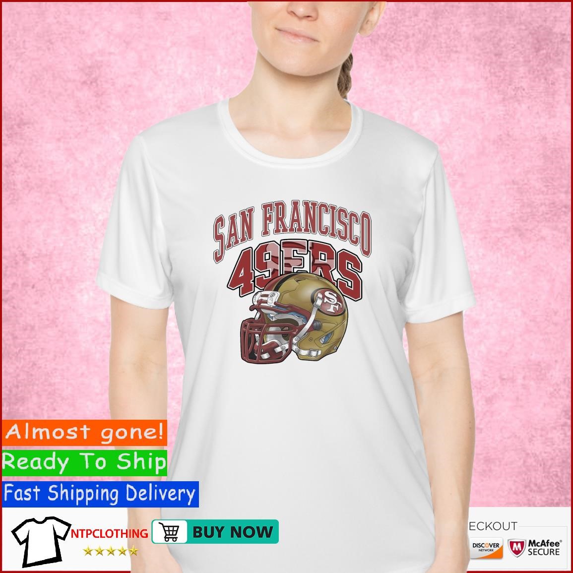 San Francisco 49ers Helmet 2024 Shirt Hoodie Sweater Long Sleeve And   San Francisco 49ers Helmet 2024 Shirt Ladies Shirt 