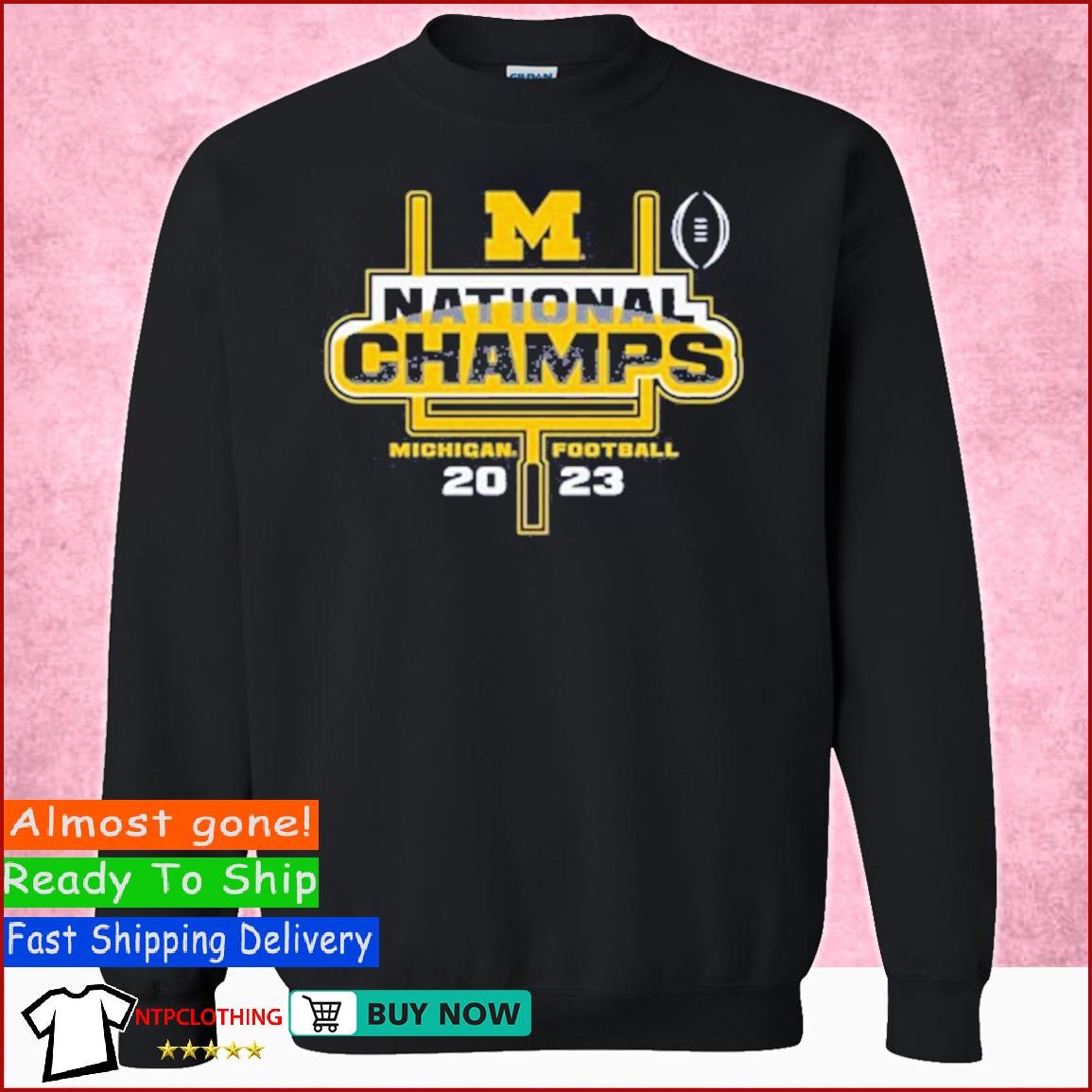System logo Michigan Wolverines 2023 national champions football shirt ...