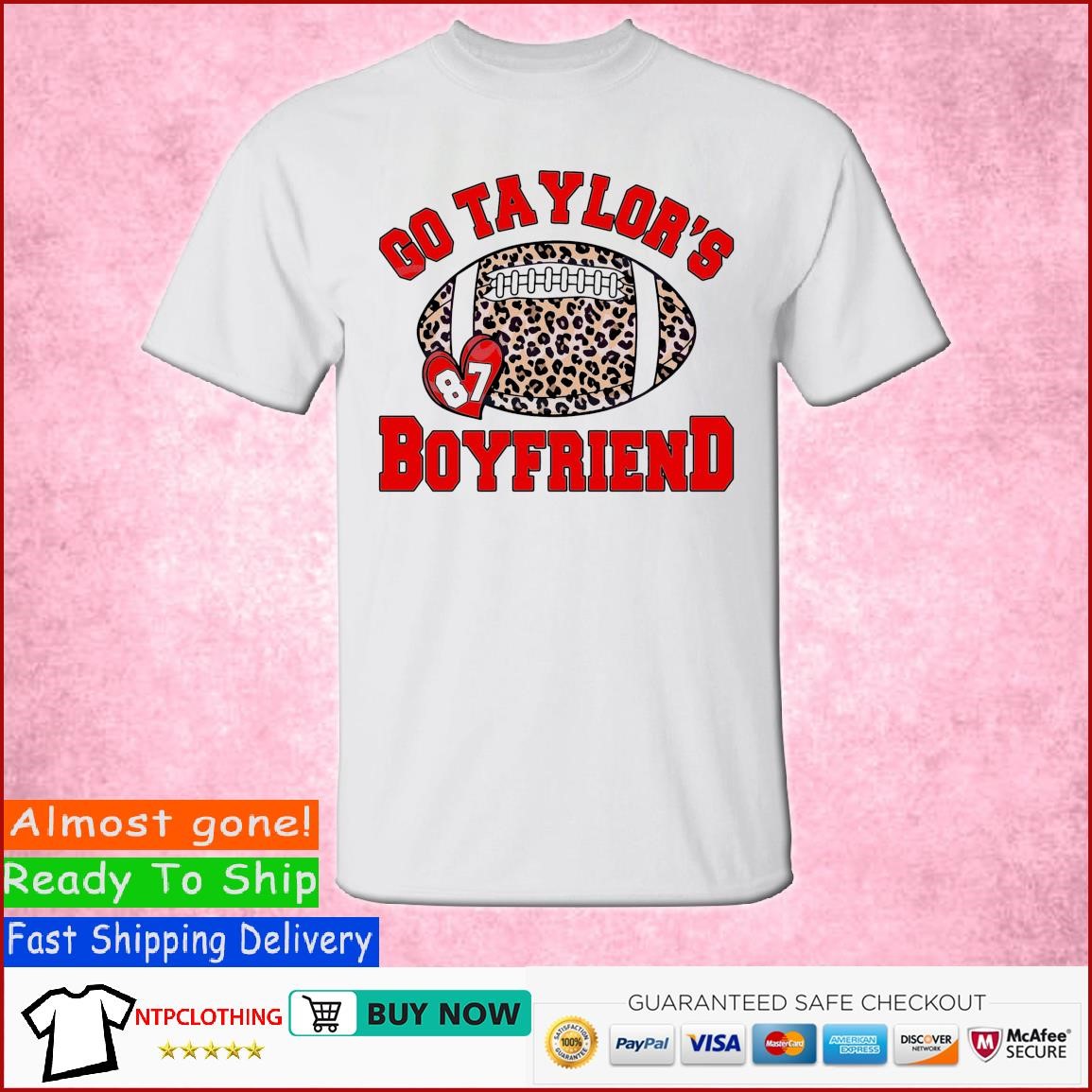 Go Taylors Boyfriend Leopard Ball 87 New Shirt