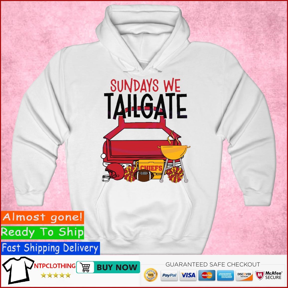 Happy Car Sundays We Tailgate Chiefs shirt Hoodie.jpg