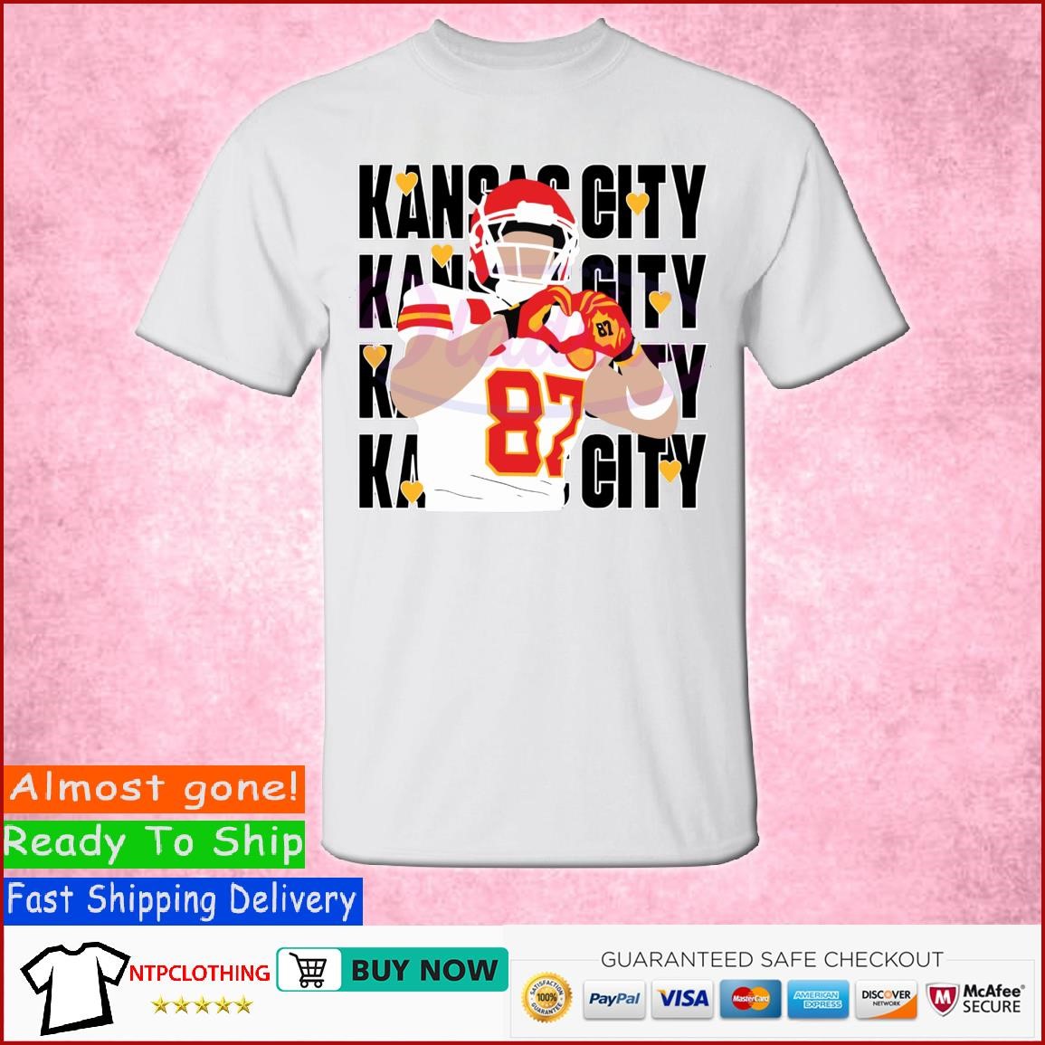 Heart Hands Kelce Kansas City Heart For Taylor shirt