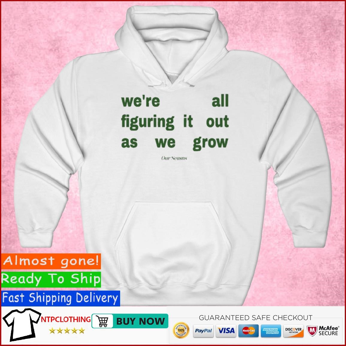 Hillary Clinton We're All Figuring It Out As We Grow shirt Hoodie.jpg