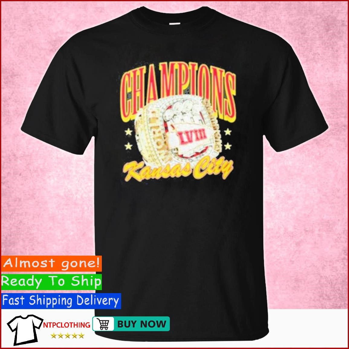 Official kansas City Chiefs Super Bowl Lviii Champions T-Shirt Chiefs Super Bowl Lviii Champions Shirt