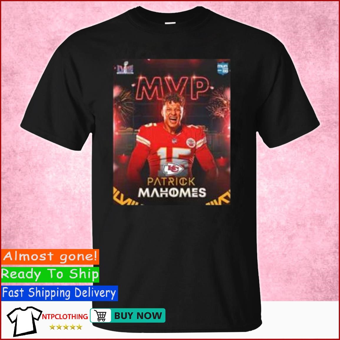 Official mVP Patrick Mahomes Kansas City Chiefs Is Super Bowl LVIII Champions NFL Playoffs 2023-2024 Shirt