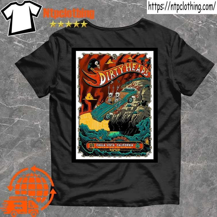 Official Dirty Heads Aug 24 2024 North Island Amphitheatre In Chula Vista Ca Poster T Shirt