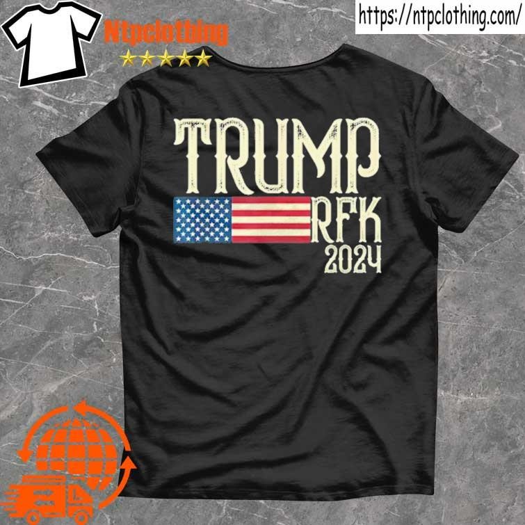 Official Donald Trump Rfk Jr 2024 Trump Kennedy Flag T Shirt