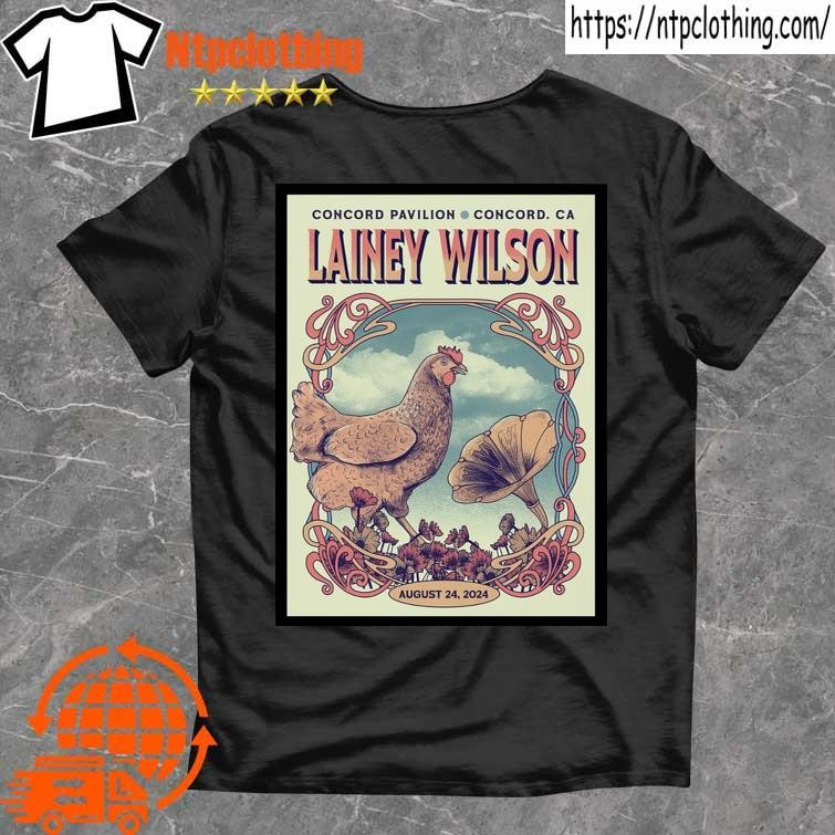 Official Lainey Wilson Concord Pavilion In Concord Ca Aug 24 2024 Poster T Shirt