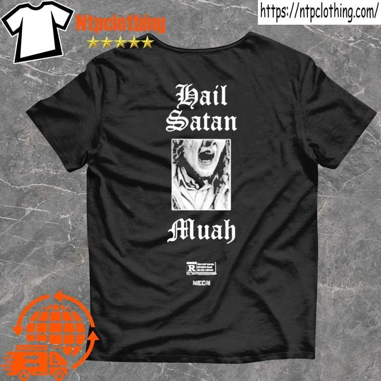 Official Longlegs Hail Satan Muah T Shirt