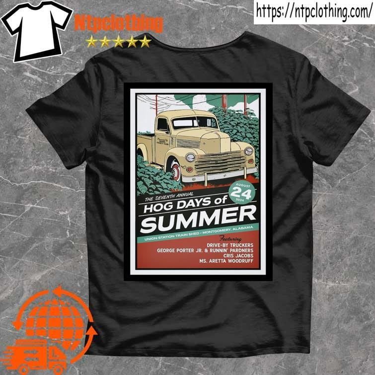 Official The Seventh Annual Hog Days Of Summer Montgomery Al August 24 2024 Poster T Shirt